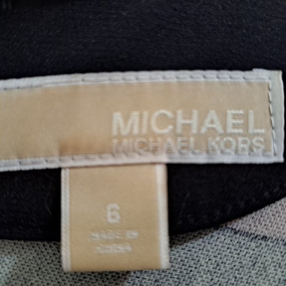 Michael Kors Dress Multicolor Striped Short Sleeve Size 6 Great Condition - Picture 6 of 10